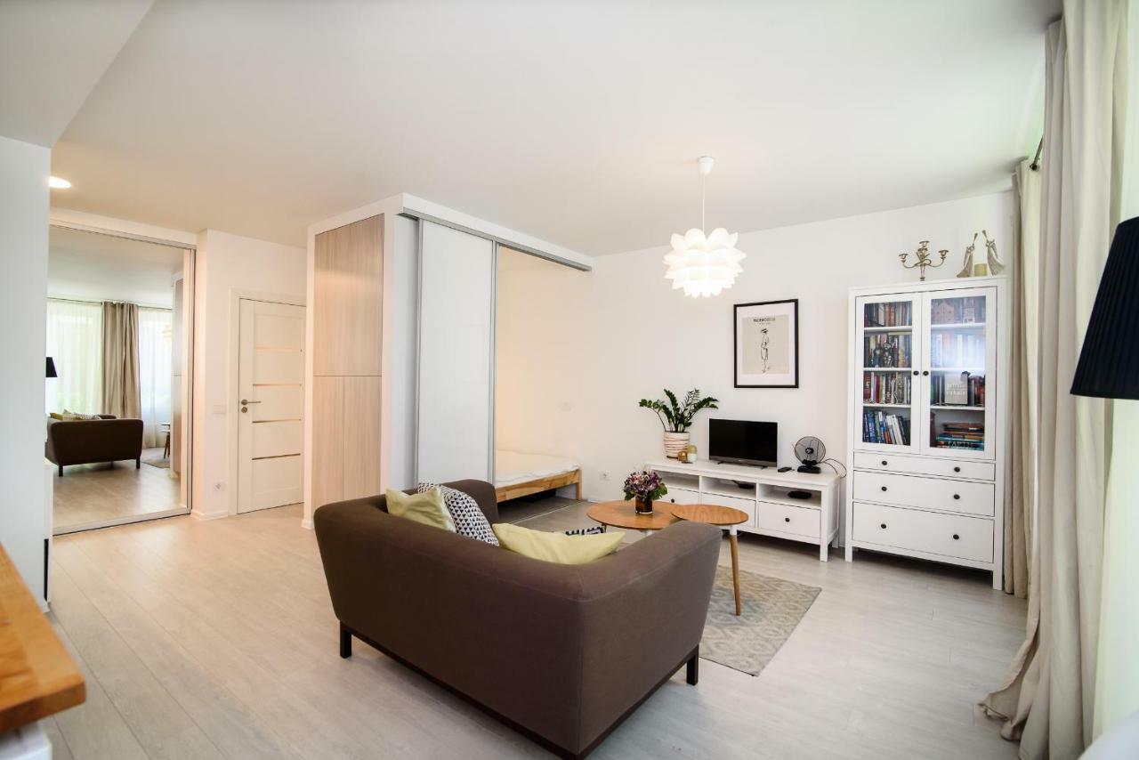 #Stayhere - Comfy & Stylish Studio With Green Patio Close To Old Town VNO Extérieur photo