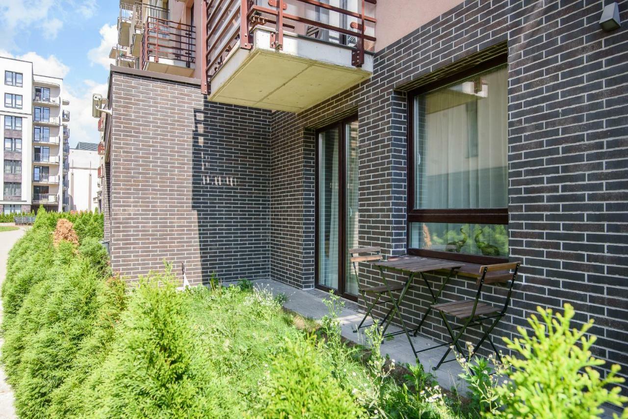 #Stayhere - Comfy & Stylish Studio With Green Patio Close To Old Town VNO Extérieur photo