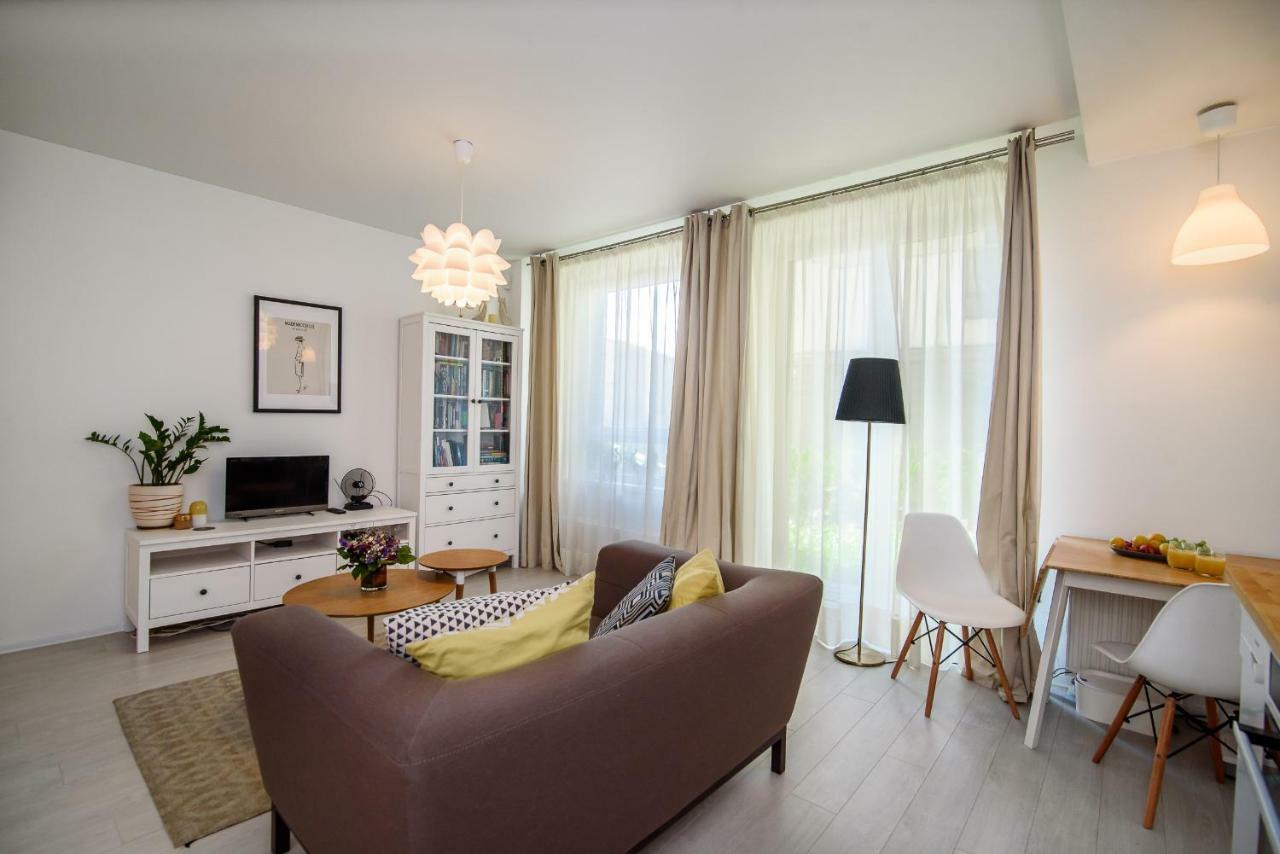 #Stayhere - Comfy & Stylish Studio With Green Patio Close To Old Town VNO Extérieur photo
